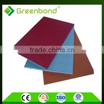 Greenbond plastic kitchen cladding aluminum composite panel