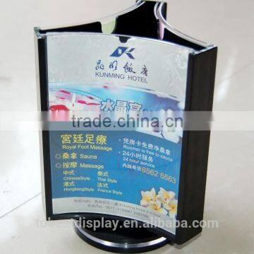 Wholesale Best Sale Modern Design Acrylic Table Stand Menu Holder photo-4