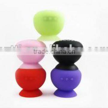 2014 creative wireless portbale mini mushroom waterproof shower speaker