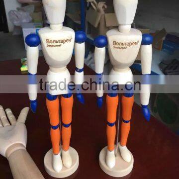 Color wood man/ wooden mannequin