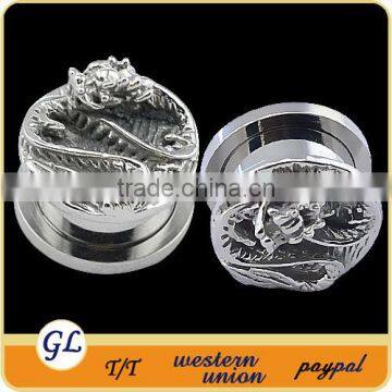 TP01450 surgical steel dragon ear plug piercing wholesale