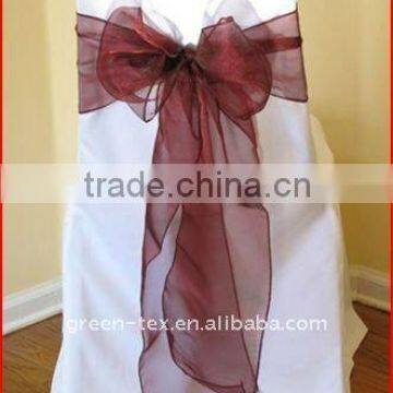 organza sash/chair sash