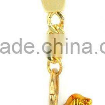 cute dolphin ball metal keychain with Czech stone, OEM&ODM service, ISO9001 quality system Certified manufactory