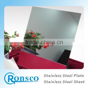 decorated high quality mirror finish plates ss 304