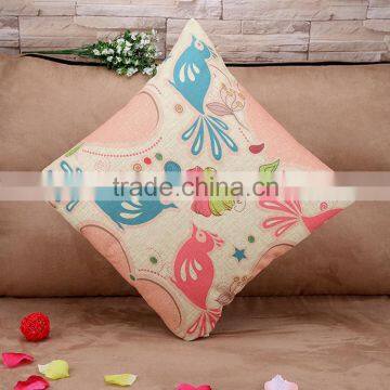 2015 Flowers and Birds Restoring Ancient Ways Pastoral Cotton and Linen Hold Pillow Home Furnishing Cushion Cover photo-2