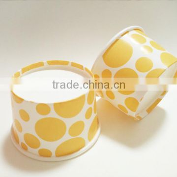 Disposable ice cream paper cup,Disposable Custom LOGO