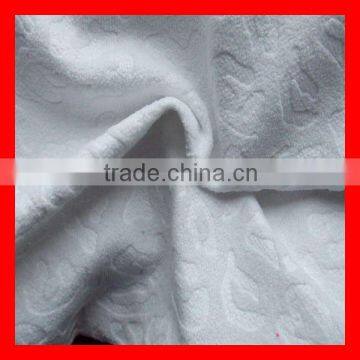 Knitted Embossed Polyester Terry Fabric