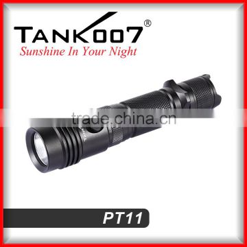 Bright 420 lumen tactical flashlight R5 LED 200 meters beam distance PT11