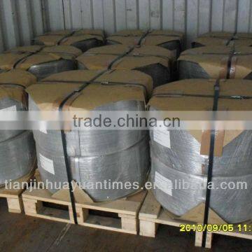 ( factory)EN-10264 -2 2160 MPA 300 G/M2 ZINC COATED wire for WIRE ROPE