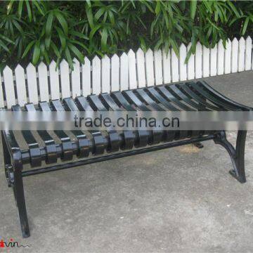 Modern backless cast iron benches for outdoor furniture China