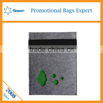 Wholesale 12 inch tablet pc cover wool felt laptop bag