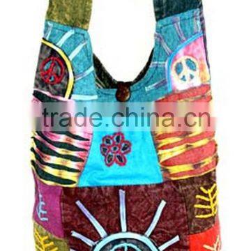 Cross body Sling Hobo Dye Canvas Bags canvas shoulder bags