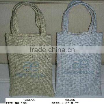 Environmental Jute fabric Promotional Shopping Bag