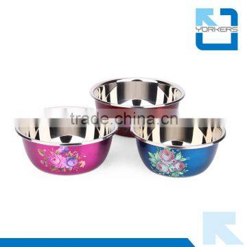 201 Stainless Steel Gorgeous and Printed Mixing Bowls & Soup Plates photo-4