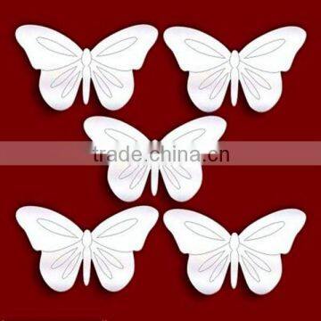 2015 hot sale acrylic butterfly shaped mirrors