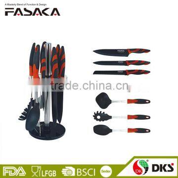 Non Stick 9 PCS color Coating kitchen utensil Set KP1311