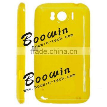 Yellow Soft TPU Gel Crystal Jelly Case Cover for htc sensation xl 21