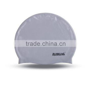 Customized Printed Logo Latex Silicone Swim Cap For Racing