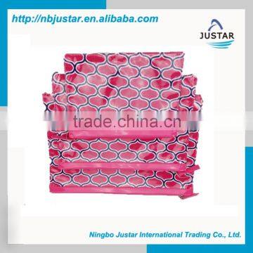 Wholesale Cheap New Style Pink Color PVC Cosmetic Pouch Travel Waterproof Makeup Bag Fashion Gift Bag