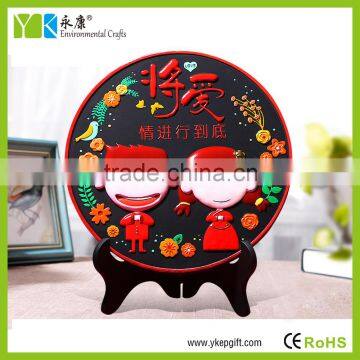 Environmental Married Bridegroom and Bridge Wedding Table Decoration photo-2