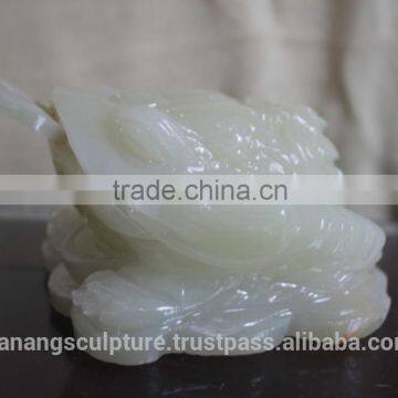 Green Onyx Toad Statue DSF-HS22 photo-2