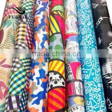 100% ployester printed waterproof fabric 600D with PVC coated