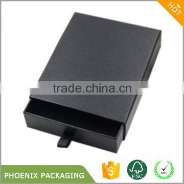 luxury black drawer sliding box gift box packaging