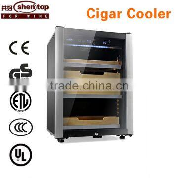 Shentop 143L cigar humidor compressor STH-C3 led control cigar cabinet humidor