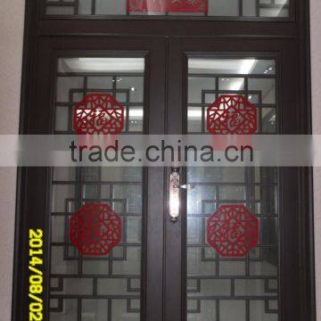 Powder coated aluminium door