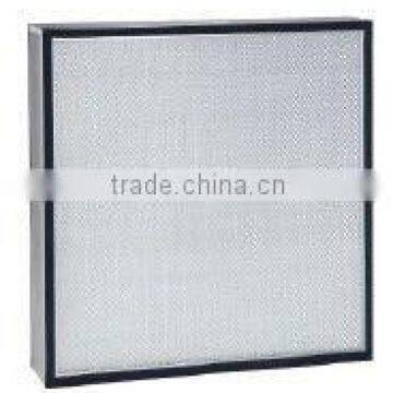 Mini-pleat HEPA Panel Filter for electronic/pharmaceutical industry