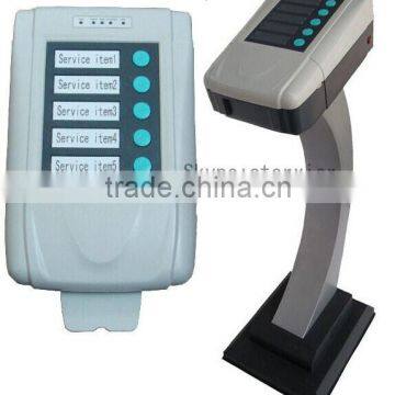 service call button Queue System/mini touch screen ticket dispenser customer queue management system/queue machine /queue kiosk