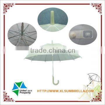 All white poe cheap kids wholesale umbrella