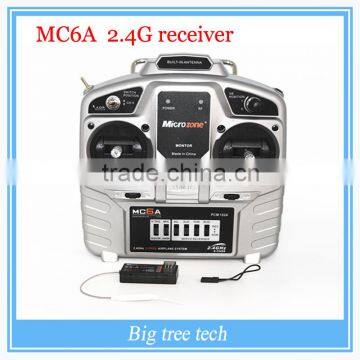 Latest Machines MC6A Upgraded version 2.4G six-channel remote control MC6A remote control with receiver