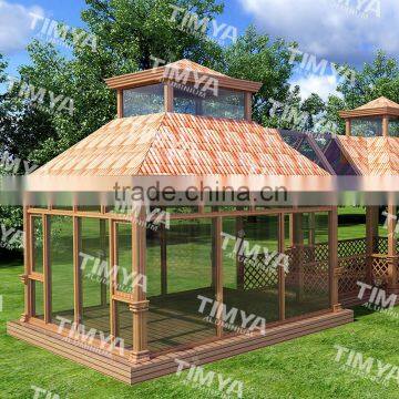 2015 China aluminum sunroom designs commercial sunroom roof