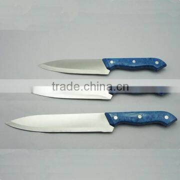 Water Pattern PP Handle Kitrchen Knife Set With Color Box Packing
