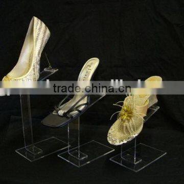 Top quality new products acrylic triangle shoe display case