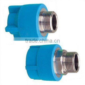 PE Pipe Fittings: Male Thread Adapter (Soc x Mipt with Brass Thread Insert)