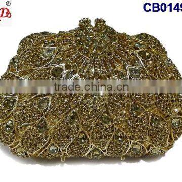 CB0149(19-24) two different popular purse handbags Party clutch crystal evening clutch purse