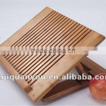CP03 Foldable Bamboo Laptop Stand With Usb Cooling Fan