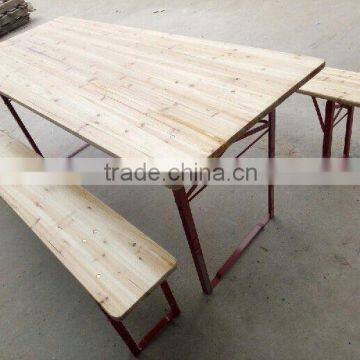 Cheap Outdoor Folding Wood Beer Table Sets, Beer Table and Bench photo-5
