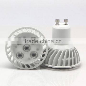 K-085-WW GU10 3W-5*0.6W SMD2835 led bulb cob 3w spotlight cob gu10