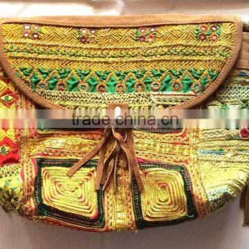 Beautiful Unique Leather Banjara Shoulder Bag Messenger Bag