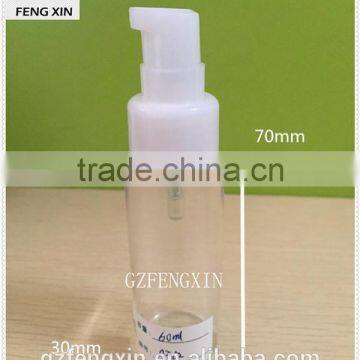 2OZ 60ml Clear PET Plastic Bottle With Fine Pump Spray essential oil