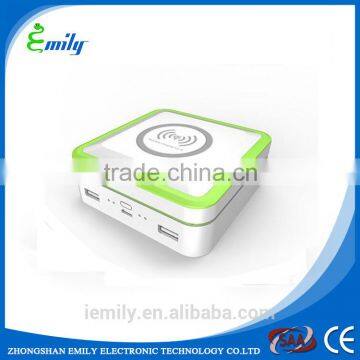 Portable Solar Wireless Charger With Power Bank 10000mah Led Light and Mini Fan photo-5