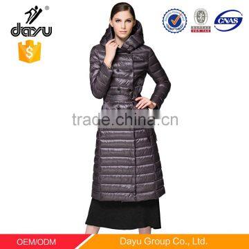 popular customized winter coat fashion comfy shiny down jacket for ladies