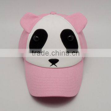 Soft 100% cotton lovely animal panda children caps