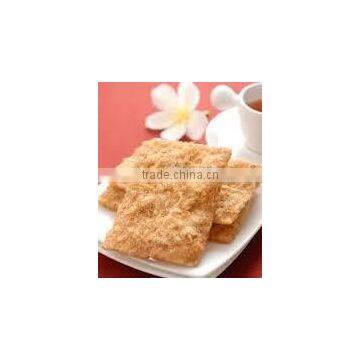 Rice Cracker with Pork Floss