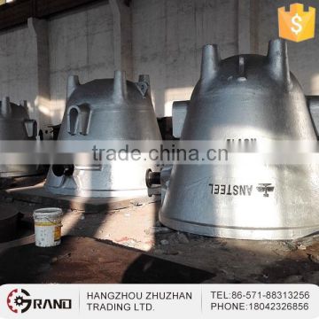 Steel casting slag pot for steel foundry plant