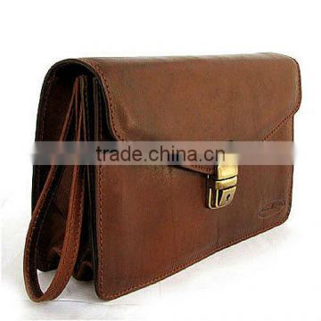 Mens leather Clutch Bag