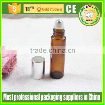 roller ball glass bottle 10ml glass roll on bottles with stainless st